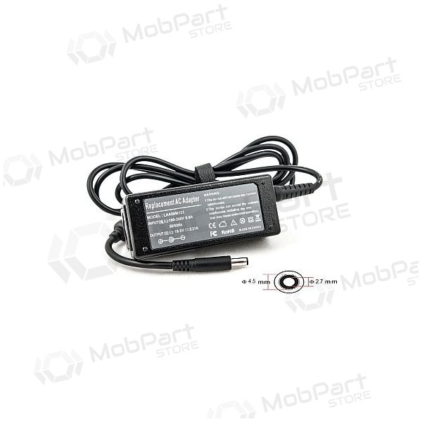 DELL 45W:19.5V,2.31A bärbar laddare DELL 45W:19.5V,2.31A bärbar laddare