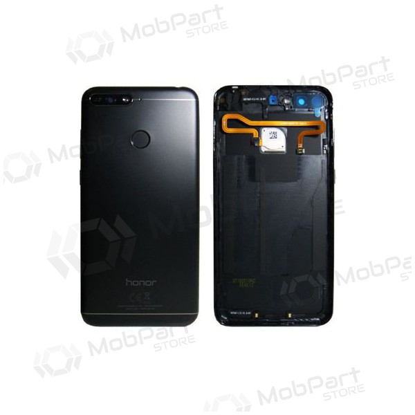 Huawei Honor 7A baksida / batterilucka (svart) (begagnad grade A, original)