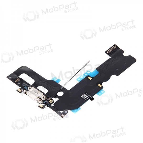Apple iPhone 7 Plus laddarkontakt och mikrofon med flex (vit) Apple iPhone 7 Plus laddarkontakt och mikrofon med flex (vit)
