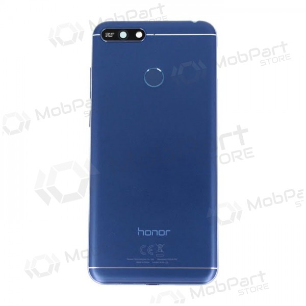 Huawei Honor 7A baksida / batterilucka (blå) (begagnad grade A, original)