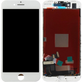 Apple iPhone 8 / SE 2020 / SE 2022 skärm (vit) (begagnad grade B, original)