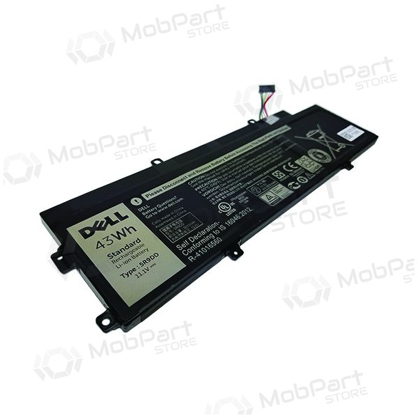 DELL KTCCN, 5R9DD XKPD0, 43 Wh laptop batteri, Selected DELL KTCCN, 5R9DD XKPD0, 43 Wh laptop batteri, Selected