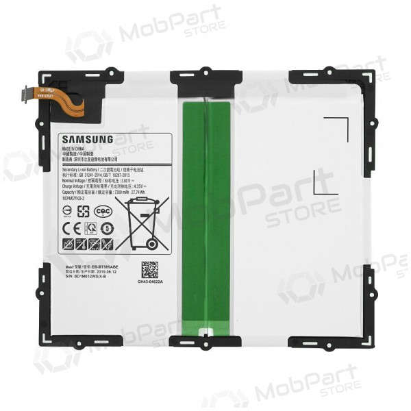 Samsung Galaxy Tab A 10.1 (2016) batteri, akumuliatorius (original) Samsung Galaxy Tab A 10.1 (2016) batteri, akumuliatorius (original)