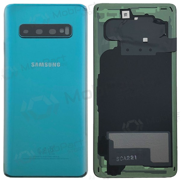 Samsung G973 Galaxy S10 baksida / batterilucka grön (Prism Green) (begagnad grade B, original) Samsung G973 Galaxy S10 baksida / batterilucka grön (Prism Green) (begagnad grade B, original)