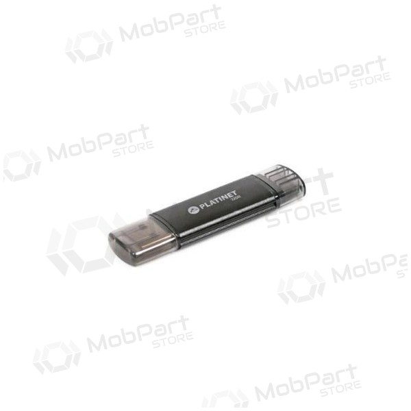 USB-minne Platinet 32GB OTG USB 2.0 + microUSB (svart)