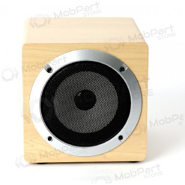 Bluetooth bärbar högtalare OMEGA WOODEN OG60 (MicroSD, headset, AUX,FM) (brun)