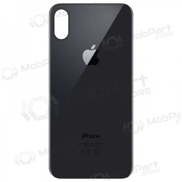Apple iPhone X baksida / batterilucka grå (space grey) (bigger hole for camera) Apple iPhone X baksida / batterilucka grå (space grey) (bigger hole for camera)