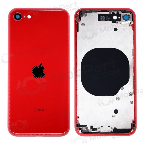 Apple iPhone SE 2020 baksida / batterilucka (röd) full