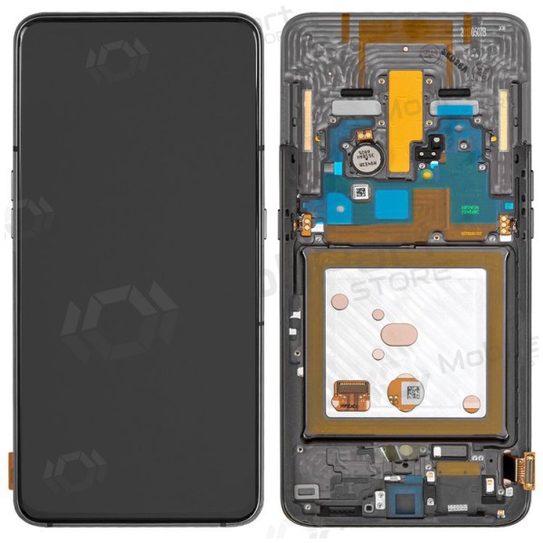 Samsung A805F Galaxy A80 skärm (svart) (service pack) (original)