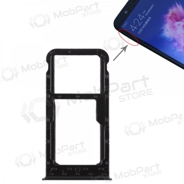 Huawei P Smart SIM korthållare (svart) (original)