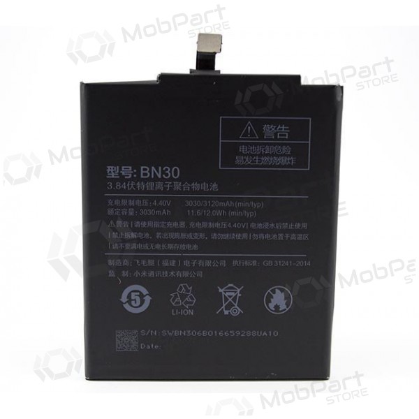Xiaomi Redmi 4A (BN30) batteri / ackumulator (3030mAh)