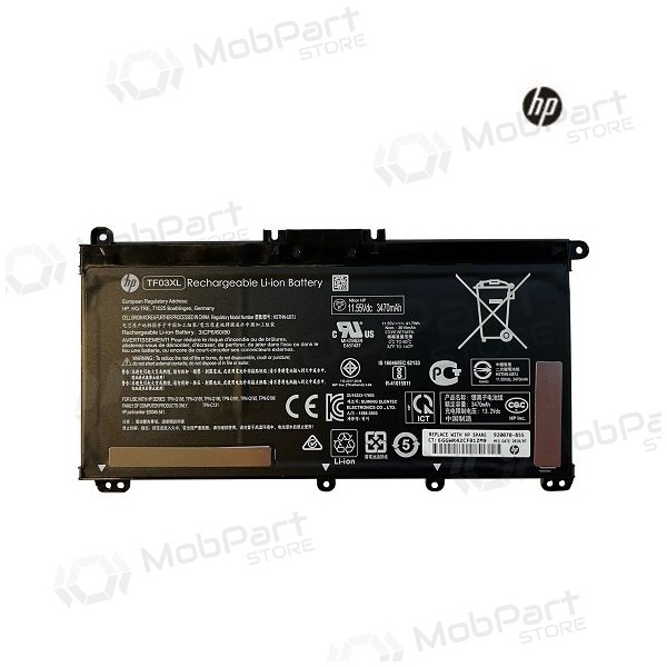 HP TF03XL, 3470mAh laptop batteri - PREMIUM