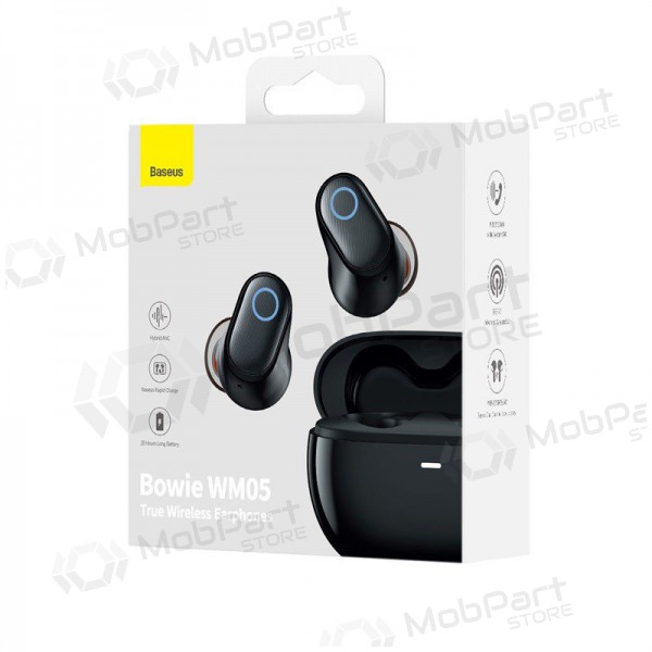 Trådlös headset Baseus Bowie WM05 NGTW200001 (svart) Trådlös headset Baseus Bowie WM05 NGTW200001 (svart)