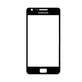 Samsung i9100 Galaxy S2 Skärmglass (svart) (for screen refurbishing)