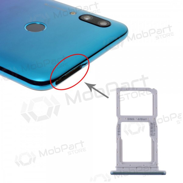 Huawei P Smart Pro 2019 SIM korthållare (blå)