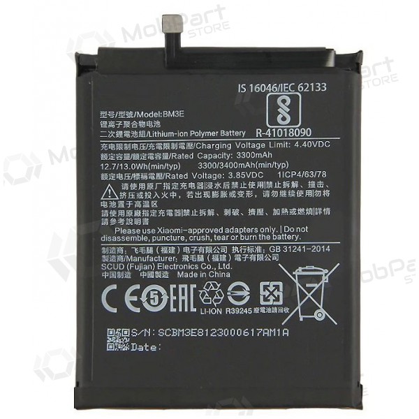 Xiaomi Mi 8 batteri / ackumulator (BM3E) (3400mAh)