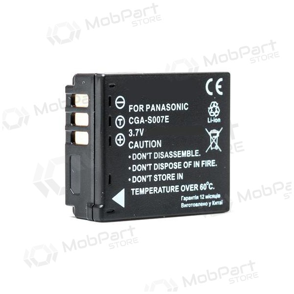 Panasonic CGA-S007 foto batteri / ackumulator