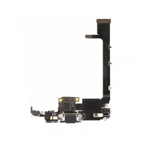 Apple iPhone 11 Pro Max laddarkontakt och mikrofon med flex (svart)
