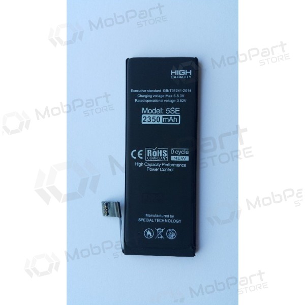 Apple iPhone SE batteri / ackumulator (ökad volym) (1950mAh) Apple iPhone SE batteri / ackumulator (ökad volym) (1950mAh)