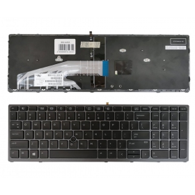 HP ZBook 15 G3, G4, 17 G3, G4 (US) su pašvietimu tangentbord