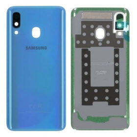 Samsung A405 Galaxy A40 2019 baksida / batterilucka (blå) (begagnad grade B, original)