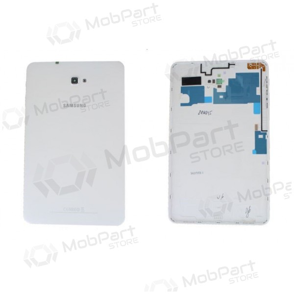 Samsung T580 Galaxy Tab A 10.1 (2016) baksida / batterilucka (vit) (begagnad grade B, original)