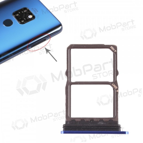 Huawei Mate 20 SIM korthållare blå (midnight blue)