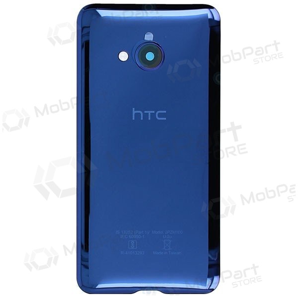 HTC U Play baksida / batterilucka (blå) (begagnad grade B, original)