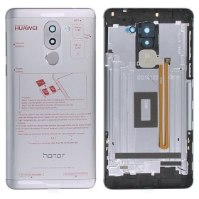 Huawei Honor 6X baksida / batterilucka (grå) (begagnad grade C, original)