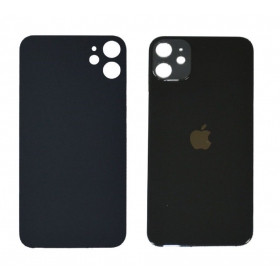 Apple iPhone 11 baksida / batterilucka (svart) (bigger hole for camera)