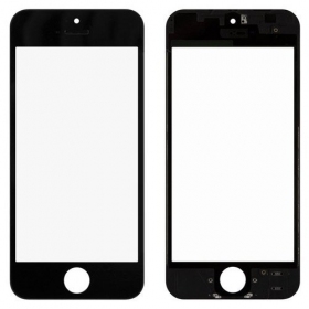 Apple iPhone 5 Skärmglass med ram och OCA (svart) - Premium