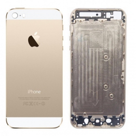 Apple iPhone 5S baksida / batterilucka (guld) (begagnad grade B, original)