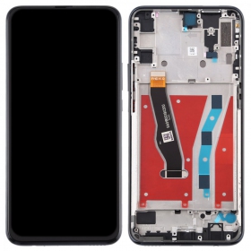 Huawei P Smart Z / Y9 Prime 2019 skärm (svart) (med ram) (Premium)