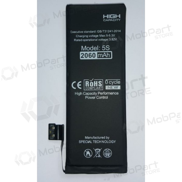 Apple iPhone 5S / 5C batteri / ackumulator (ökad volym) Apple iPhone 5S / 5C batteri / ackumulator (ökad volym)