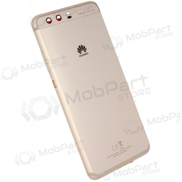 Huawei P10 Plus baksida / batterilucka (guld) (begagnad grade C, original)