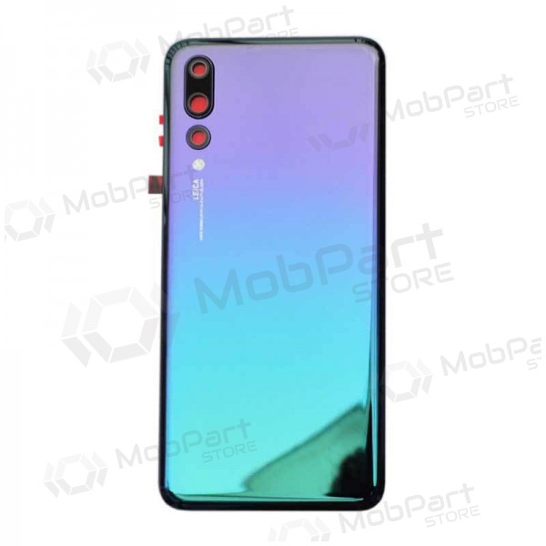 Huawei P20 Pro baksida / batterilucka  (Twilight) (begagnad grade C, original)