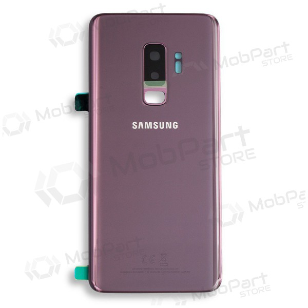 Samsung G965F Galaxy S9 Plus bakre batterilucka lila (Lilac Purple) (begagnad grade A, original)