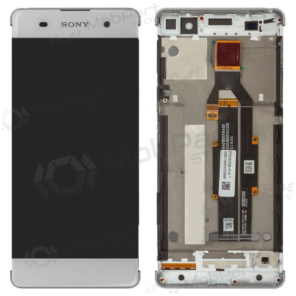 Sony F3111 / F3112 Xperia XA skärm (vit) (med ram) (service pack) (original)