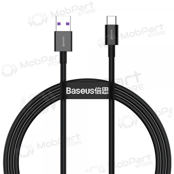 USB kabel Baseus Superior iš USB į Type-C 66W 2.0m svart CATYS-A01