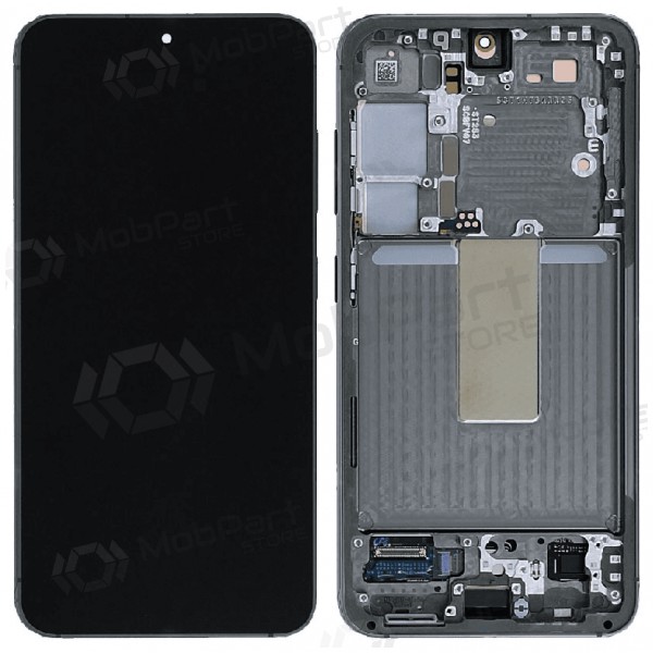 Samsung Galaxy S23 skärm (grön) (med ram) (original)