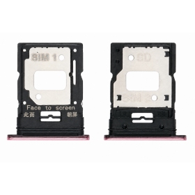 Xiaomi Mi 11 Lite 4G / 5G / 5G NE 2021 SIM-kortshållare (rosa)