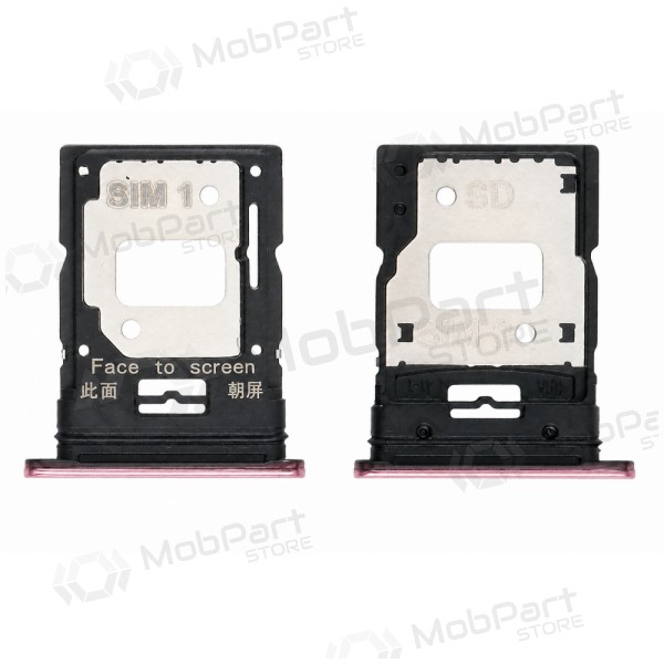 Xiaomi Mi 11 Lite 4G / 5G / 5G NE 2021 SIM-kortshållare (rosa)