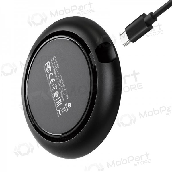 Laddare trådlös Borofone BQ6 QC3.0 (15W) (svart)