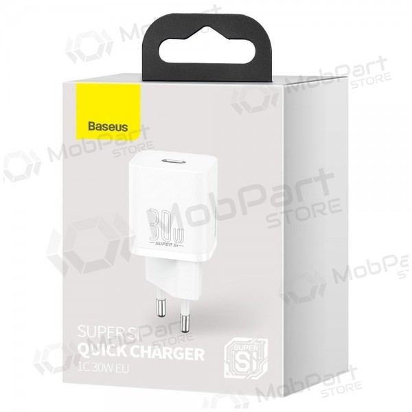 Laddare buitinis Baseus Super Si 30W vit CCSUP-J02
