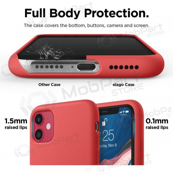 Samsung Galaxy A27 fodral -Liquid Silicone- 1.5mm röd