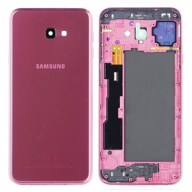 Samsung J415 Galaxy J4+ 2018 baksida / batterilucka (rosa) (begagnad grade A, original)