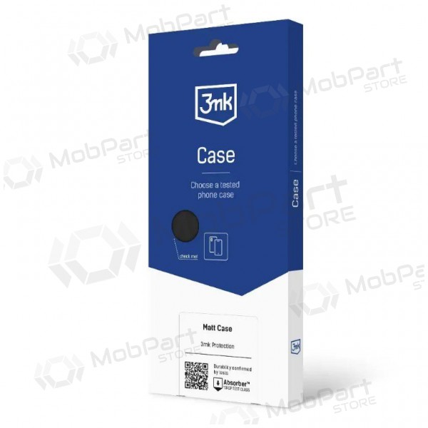Apple iPhone 15 Plus fodral - 3MK Matt Case (svart)