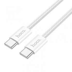 USB kabel Hoco X104 60W USB-C to USB-C 2.0m vit