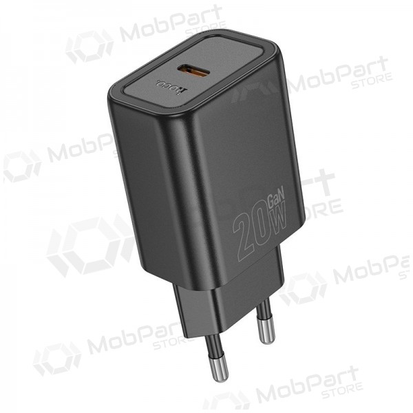 Telefonladdare Hoco N60 20 W GaN USB-C svart