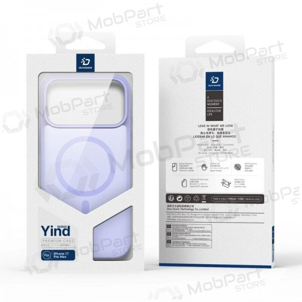 Apple iPhone 17 Pro, 18 Pro fodral - Dux Ducis Yind (lila)